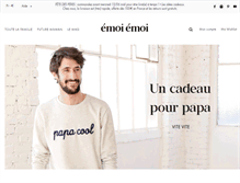 Tablet Screenshot of emoi-emoi.com